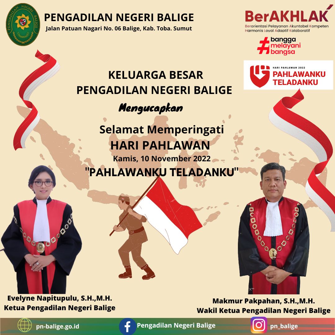SELAMAT HARI PAHLAWAN